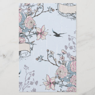 pastel shabby chic briefpapier