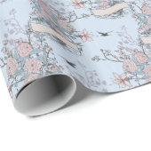 pastel shabby chic cadeaupapier (Rol Hoek)