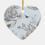 pastel shabby chic keramisch ornament (Voorkant)