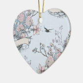 pastel shabby chic keramisch ornament (Links)