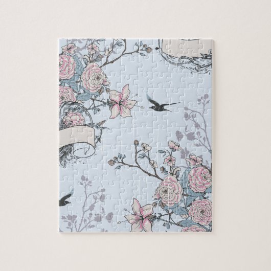 pastel shabby chic legpuzzel (Verticaal)