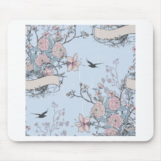 pastel shabby chic muismat (Voorkant)