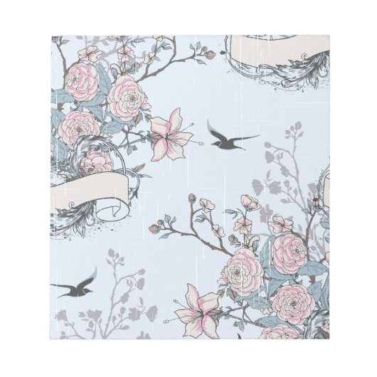 pastel shabby chic notitieblok (Voorkant)