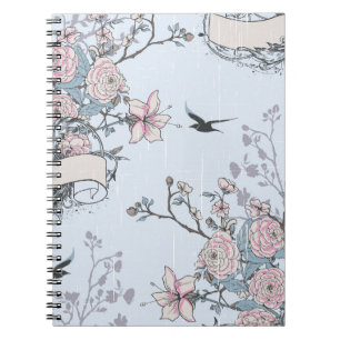 pastel shabby chic notitieboek