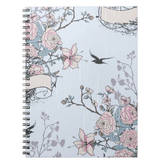 pastel shabby chic notitieboek (Voorkant)
