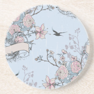 pastel shabby chic zandsteen onderzetter