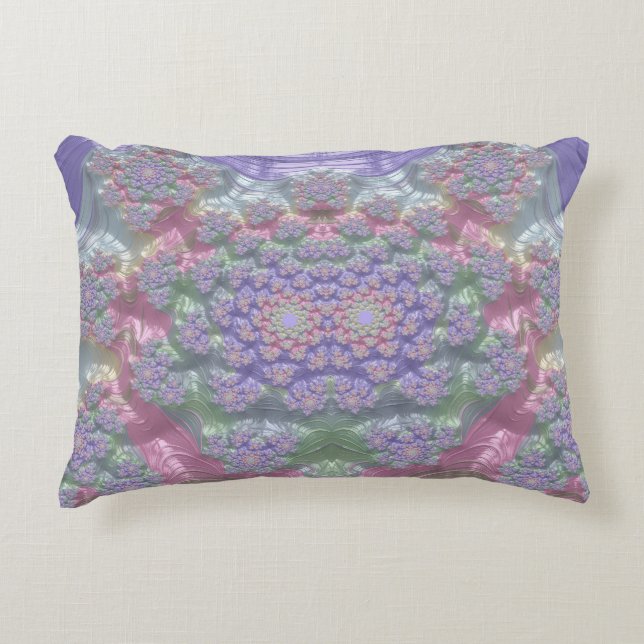 ~ PASTEL SHADES ~ Fractal Design ~ Original ~ Accent Kussen (Voorkant)
