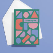 Pastel Shapes bedankt voor dat ding dat je hebt ge Kaart