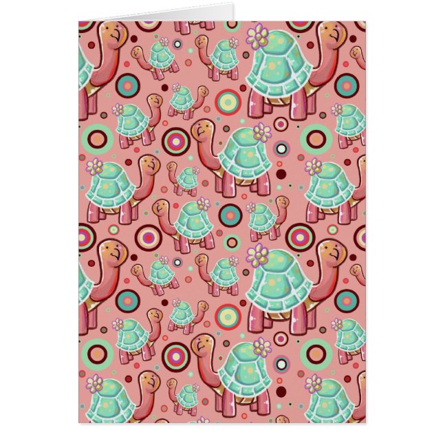 Pastel Shell Flower Tortoise Pattern (Voorkant)