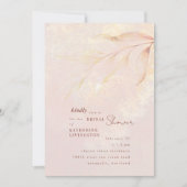 Pastel Sherbet bruidsdouche uitnodiging (Voorkant)