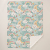 Pastel Sherpa Blanket Magical Gift for Little Ones Sherpa Deken (Voorkant)