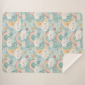 Pastel Sherpa Blanket Magical Gift for Little Ones Sherpa Deken (Voorkant (horizontaal))