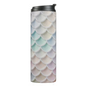 Pastel Shimmer Zeemeermin Schalen Thermosbeker (Gedraaid links)