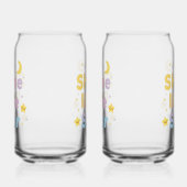 Pastel "Shine Little Star" Celestial Blikvorm Glas (Links)