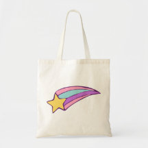 Pastel Shooting Star Tote Bag – Dromerige sterrenh