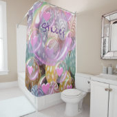 Pastel Shower Curtain Douchegordijn (In situ)