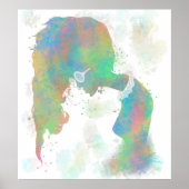 Pastel Silhouette Poster (Voorkant)