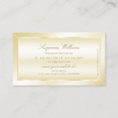 Pastel Silk Gold Decorative Luxe met Logo Visitekaartje (Achterkant)
