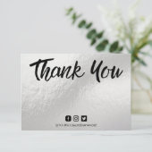 Pastel Silver Silk Dank u voor het bericht Media i (Staand voorkant)