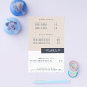 Pastel Simple Moderne Geometric Flyer (Enkel)