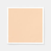 Pastel Sinaasappel 3 Servetten (Voorkant)