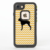 Pastel Sinaasappel Chevron met Boxer (Achterkant)