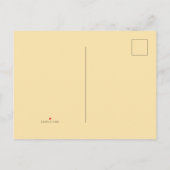 Pastel Sinaasappel en roze Floral Giraffe Baby sho Uitnodiging Briefkaart (Achterkant)