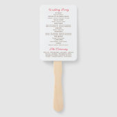 Pastel Sinaasappel Geel Lente Dahlia Bloemen Bruil Handwaaier (Achterkant)