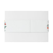 Pastel Sinaasappel Geel Lente Dahlia Bloemen Bruil Uitnodigingen Wikkel (Achterkant Voorbeeld)