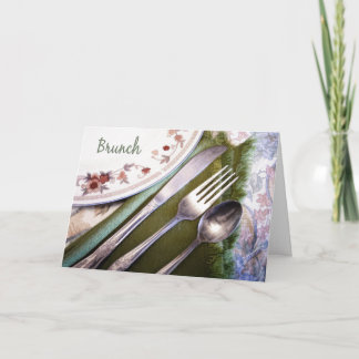 Pastel Sketch of Place Setting Brunch