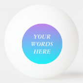 Pastel Skies Pingpongbal (Voorkant)