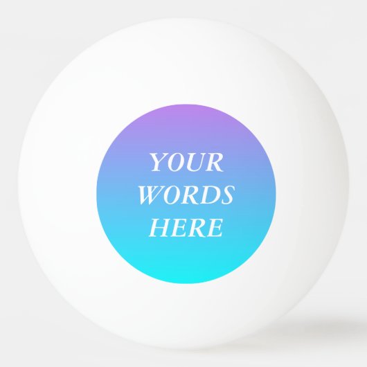 Pastel Skies Pingpongbal (Voorkant)