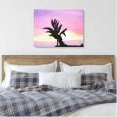 Pastel Skies verpakt Canvas Print (Insitu (Slaapkamer))