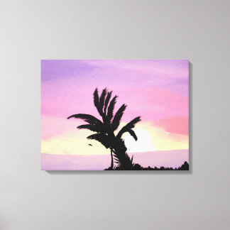 Pastel Skies verpakt Canvas Print