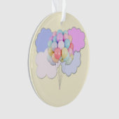 Pastel Sky and Balloons Acrylic Ornament (voorkant)