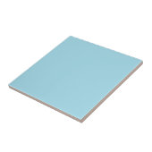 Pastel Sky Blue Solid Color Tile Tegeltje (Zijkant)
