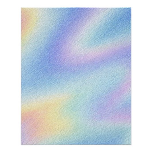Pastel Sky Drift Perfect Poster (Voorkant)