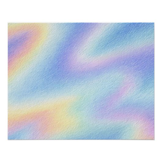 Pastel Sky Drift Perfect Poster (Voorkant)
