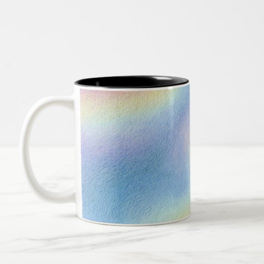 Pastel Sky Drift Tweekleurige Koffiemok (Links)