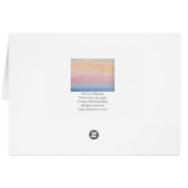 Pastel Sky Impressionistische Waterverf (Achterkant Horizontaal)