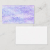 Pastel Sky Lavender, Blue and Pink Visitekaartje (Voorkant / Achterkant)