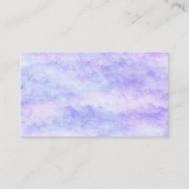Pastel Sky Lavender, Blue and Pink Visitekaartje