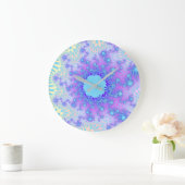 Pastel Sky Sunburst Grote Klok (Huis)