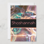 Pastel Smoke Invitation Kaart (Achterkant)