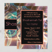 Pastel Smoke Invitation Kaart (Voorkant / Achterkant)