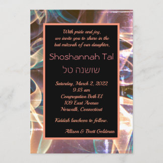 Pastel Smoke Invitation Kaart