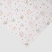 Pastel sneeuwvlokken van witte kerst tissuepapier (Detail)