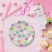 Pastel Snoep Conversation Hearts Paper Bord (Feest)