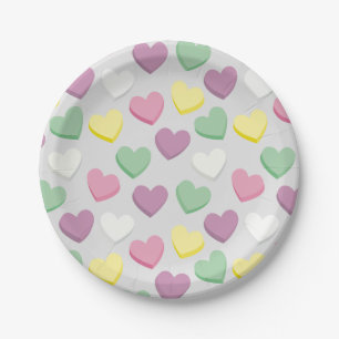 Pastel Snoep Conversation Hearts Paper Bord