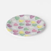 Pastel Snoep Conversation Hearts Paper Bord (Gekanteld)